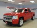 2008 Victory Red Chevrolet Silverado 1500 LT Crew Cab  photo #1