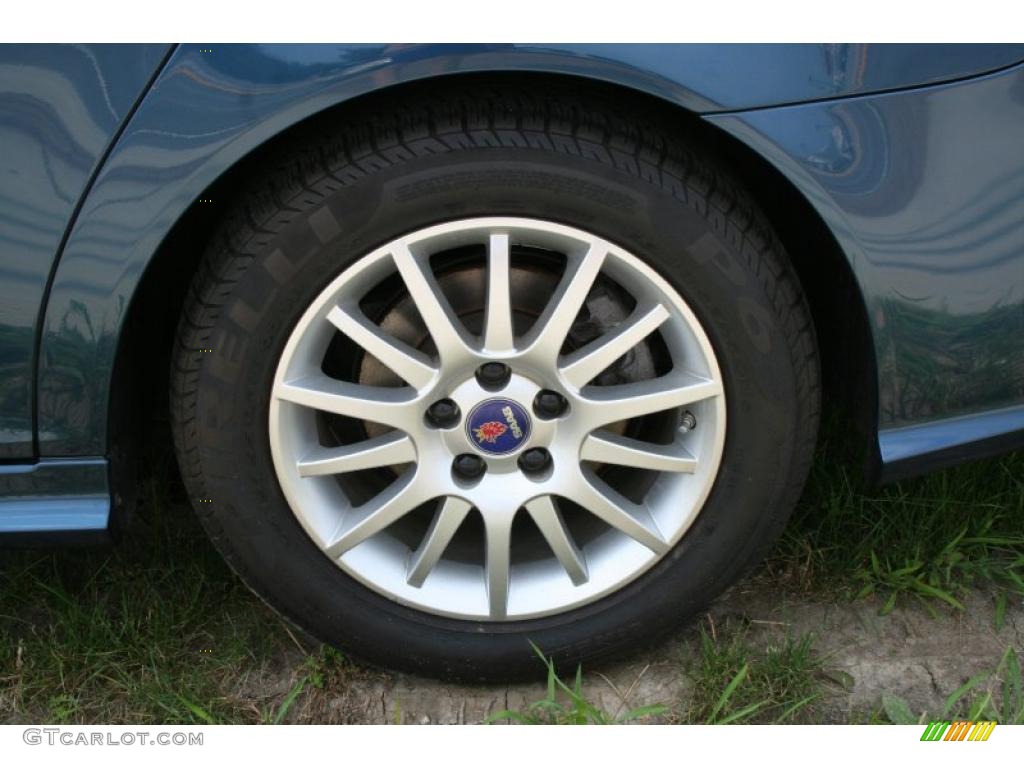 2008 9-3 2.0T Sport Sedan - Fusion Blue Metallic / Parchment photo #18