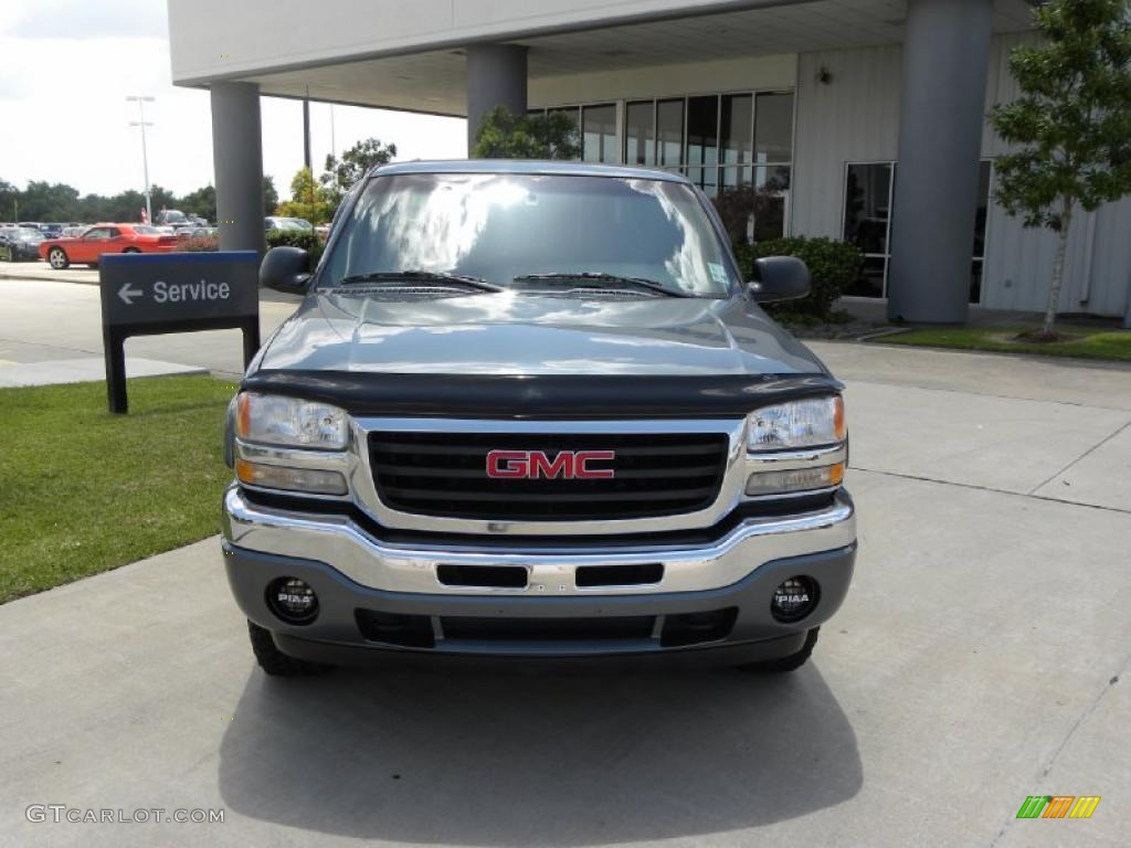 2006 Sierra 1500 Z71 Crew Cab 4x4 - Stealth Gray Metallic / Dark Pewter photo #2