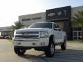 2008 Summit White Chevrolet Silverado 1500 LT Crew Cab 4x4  photo #1