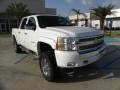 2008 Summit White Chevrolet Silverado 1500 LT Crew Cab 4x4  photo #7