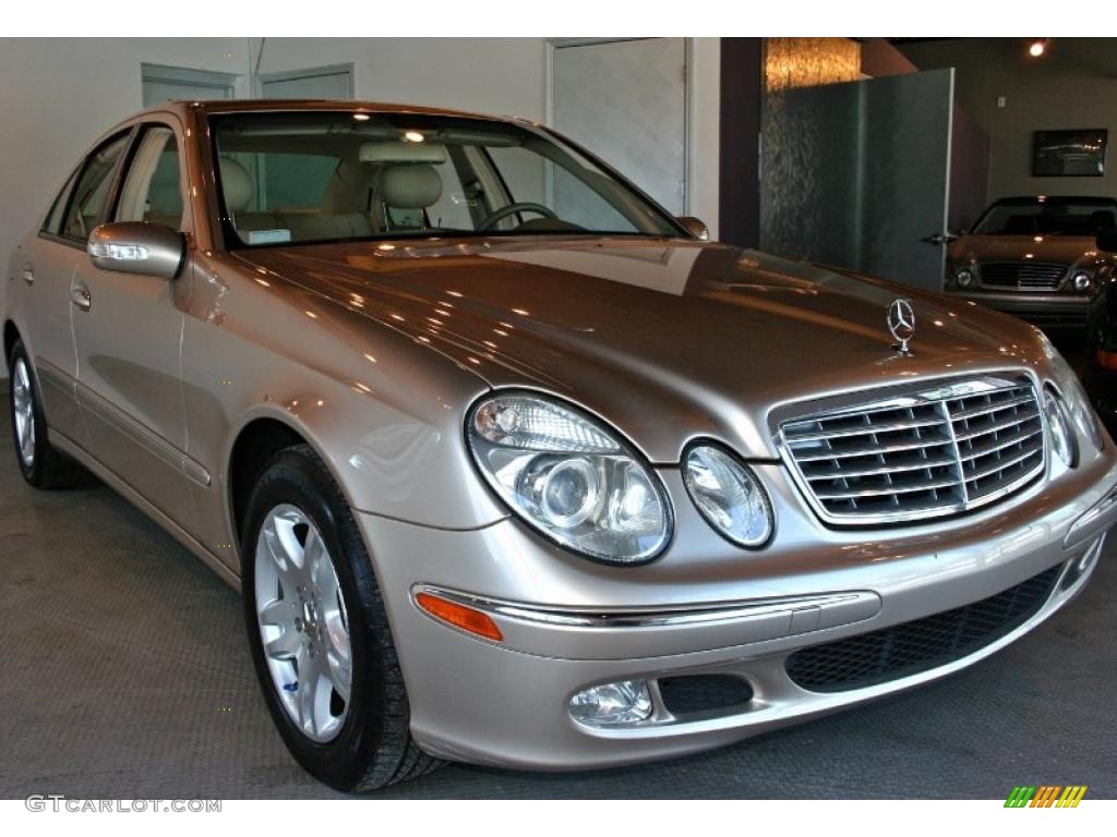 2003 E 320 Sedan - Desert Silver Metallic / Oyster photo #1