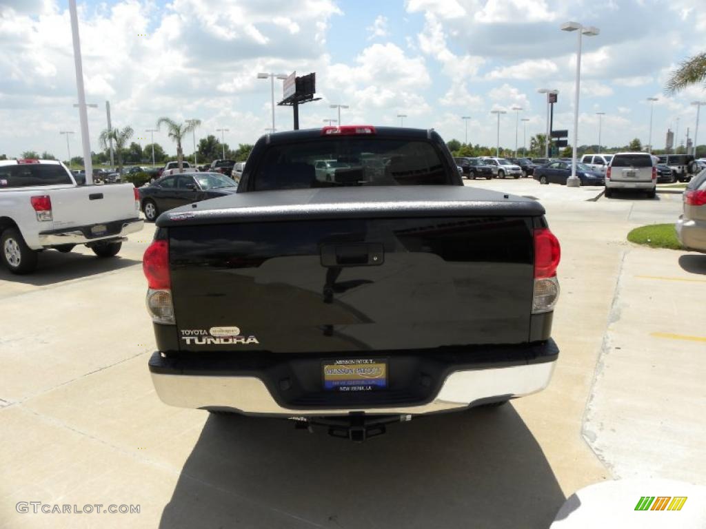 2008 Tundra SR5 CrewMax - Black / Graphite Gray photo #4