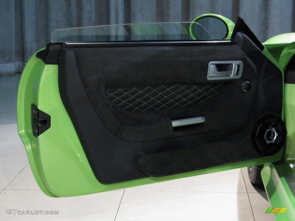 2010 Rossion Q1 Standard Q1 Model Black/Gray Diamond Door Panel Photo #33987880