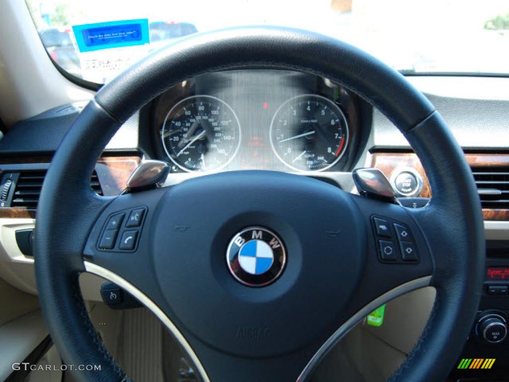 2008 3 Series 328i Coupe - Alpine White / Cream Beige photo #17