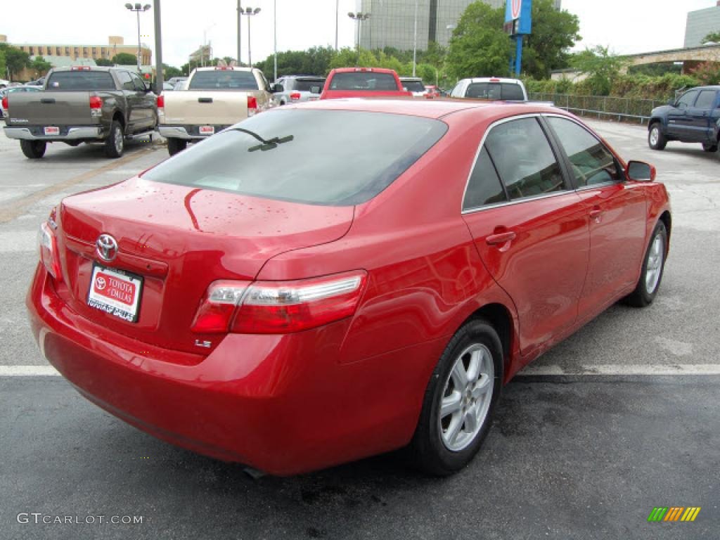2008 Camry LE - Barcelona Red Metallic / Bisque photo #5