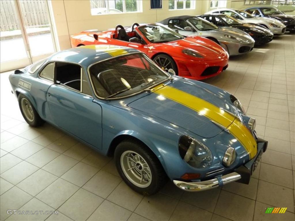 Light Blue Metallic 1969 Renault Alpine A110 Berlinette 1300 Coupe Exterior Photo #33988788