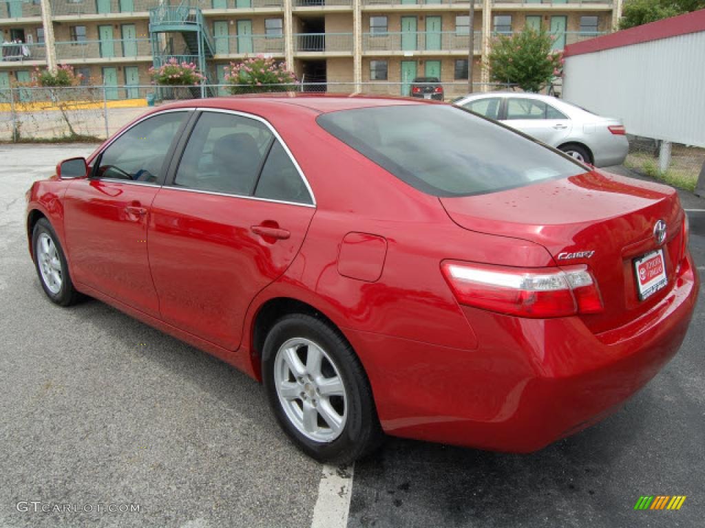 2008 Camry LE - Barcelona Red Metallic / Bisque photo #7
