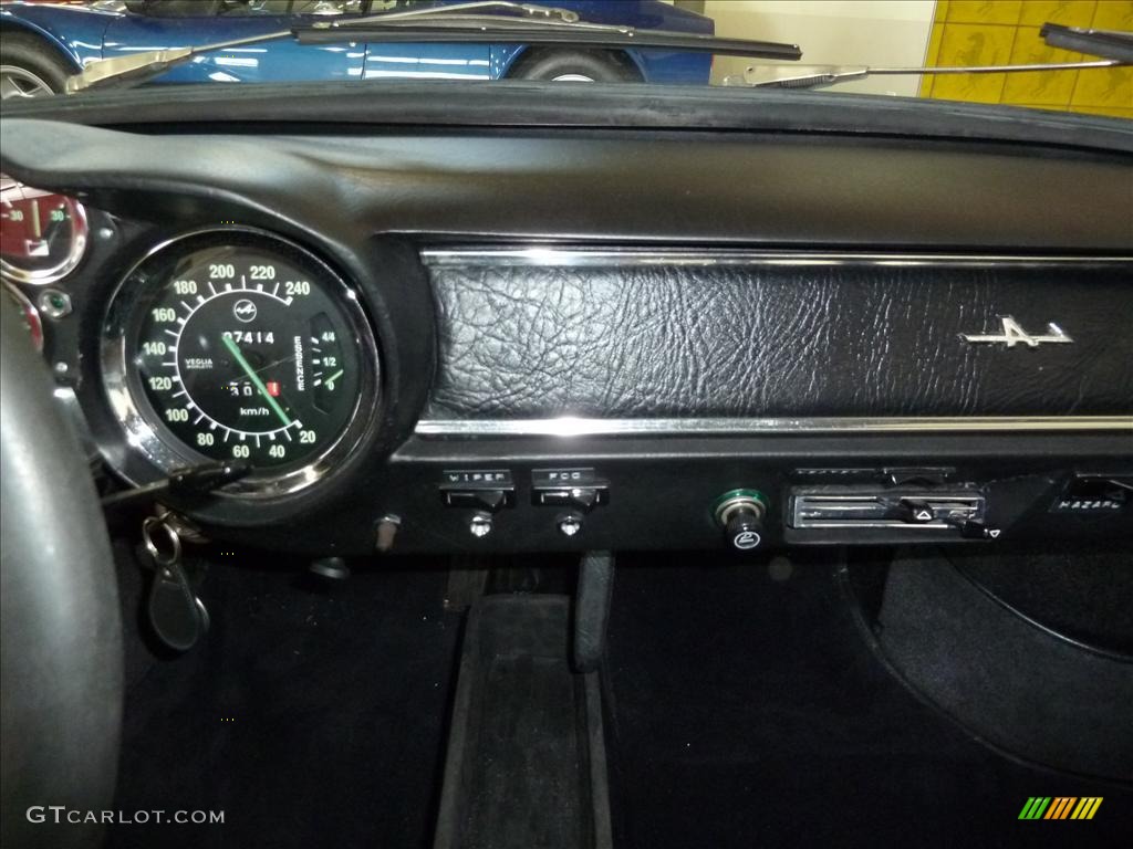 Black Interior 1969 Renault Alpine A110 Berlinette 1300 Coupe Photo #33989080