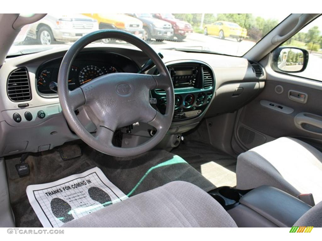 2001 Tundra SR5 TRD Extended Cab 4x4 - Thunder Gray Metallic / Light Charcoal photo #14