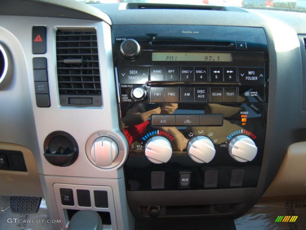 2008 Tundra SR5 Double Cab - Blue Streak Metallic / Beige photo #14