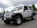 2010 Bright Silver Metallic Jeep Wrangler Unlimited Islander Edition 4x4  photo #1