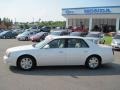 2002 White Diamond Pearl Cadillac DeVille DTS  photo #2