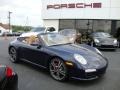 2011 Dark Blue Metallic Porsche 911 Carrera S Cabriolet  photo #6