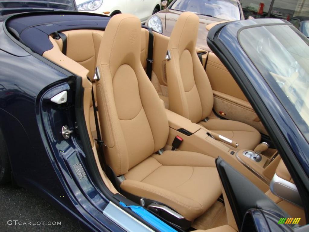 2011 911 Carrera S Cabriolet - Dark Blue Metallic / Sand Beige photo #18