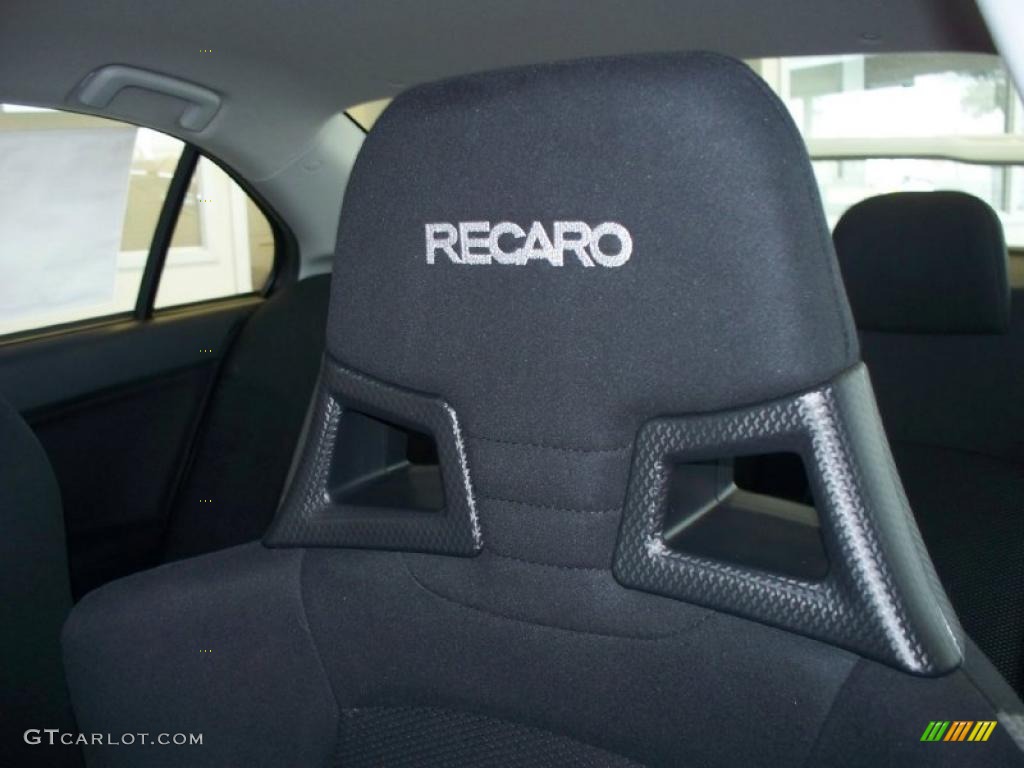 2010 Lancer Evolution GSR - Wicked White / Black Sport Fabric photo #7