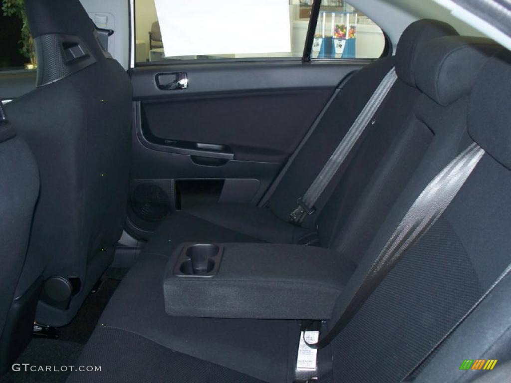 2010 Lancer Evolution GSR - Wicked White / Black Sport Fabric photo #16