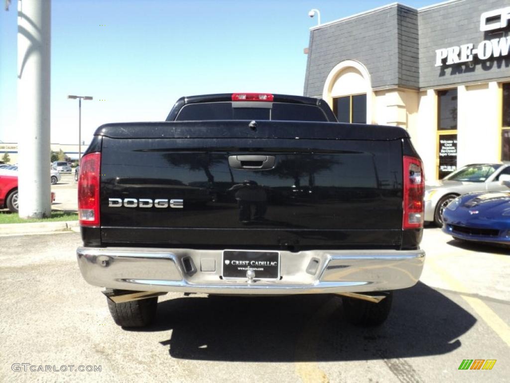 2002 Ram 1500 ST Regular Cab - Black / Dark Slate Gray photo #6