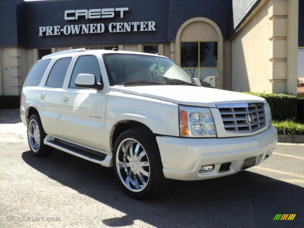 2004 Escalade  - White Diamond / Shale photo #1