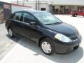 2009 Super Black Nissan Versa 1.8 S Sedan  photo #3