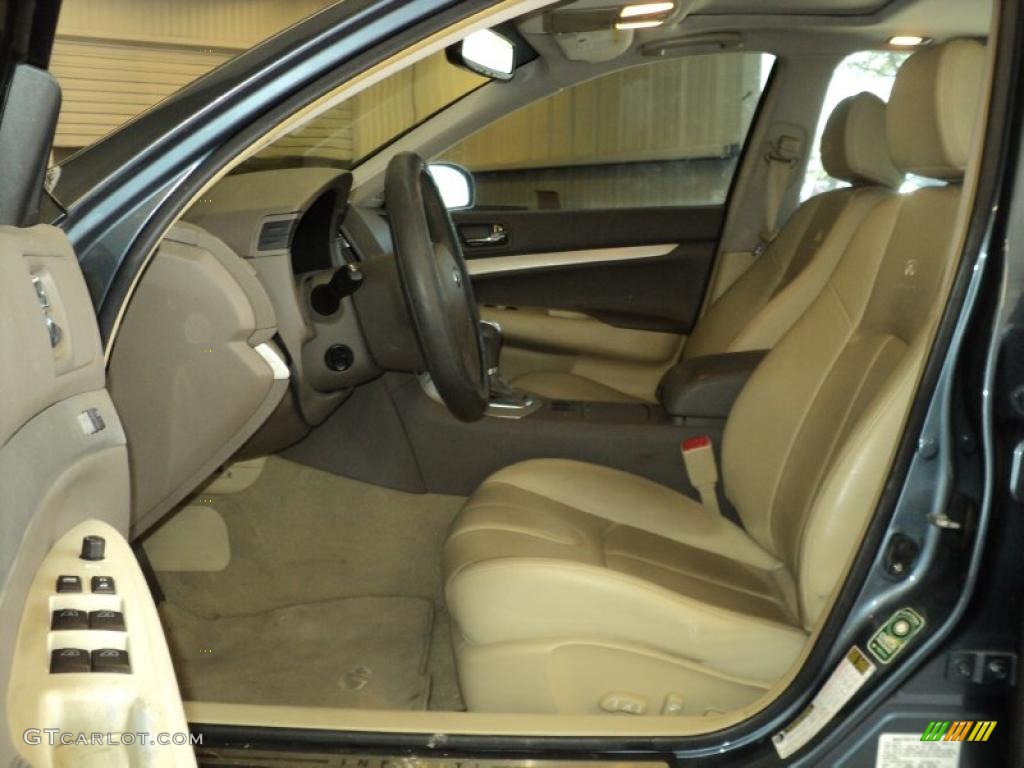 2007 G 35 Journey Sedan - Lakeshore Slate Metallic / Wheat Beige photo #8