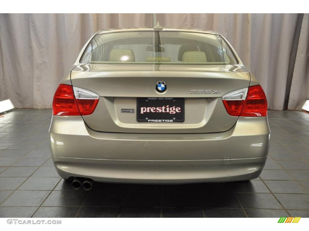 2007 3 Series 328xi Sedan - Platinum Bronze Metallic / Beige photo #3