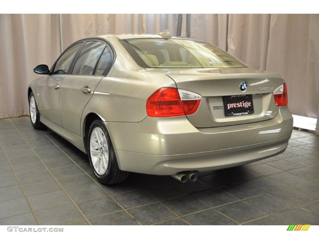 2007 3 Series 328xi Sedan - Platinum Bronze Metallic / Beige photo #4