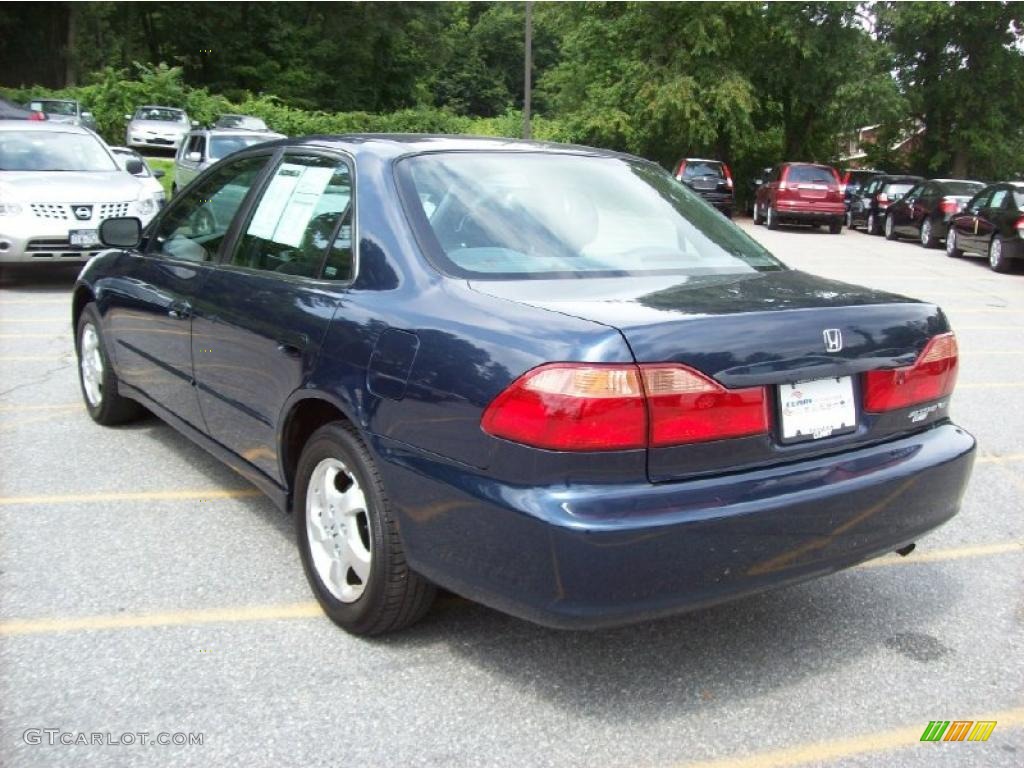 2000 Accord EX Sedan - Deep Velvet Blue Pearl / Lapis photo #2