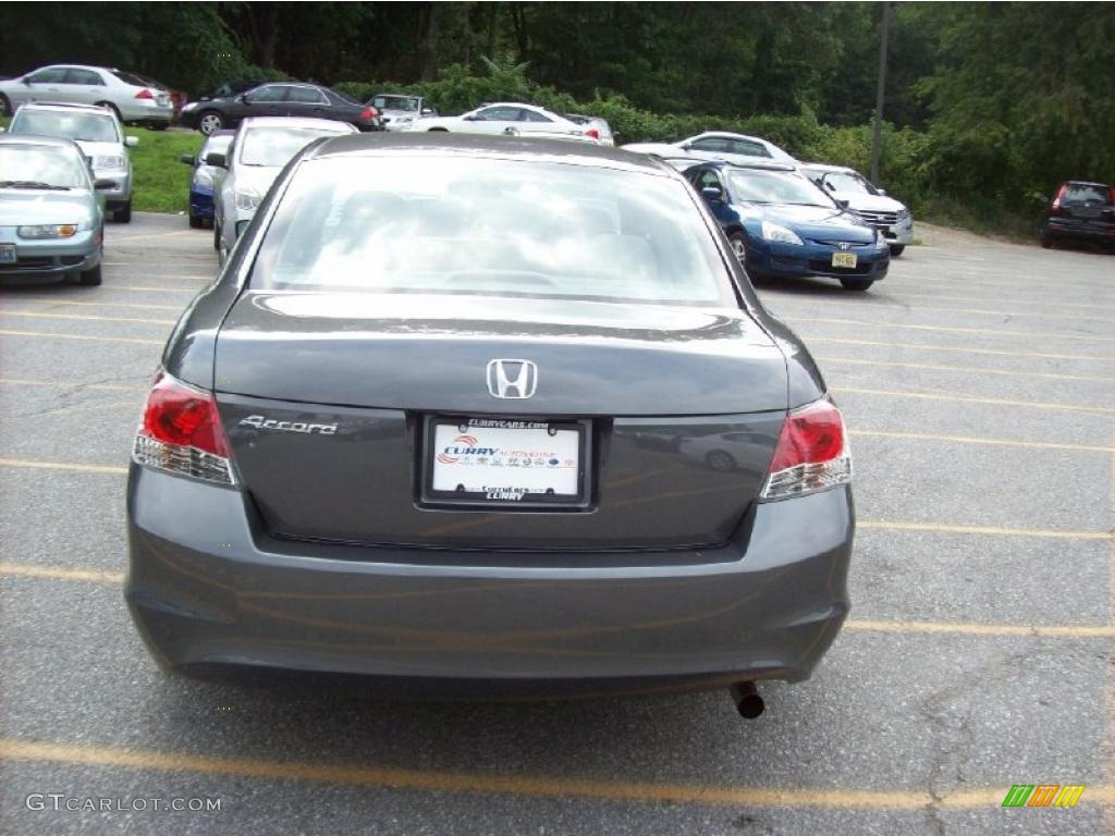 2008 Accord LX Sedan - Polished Metal Metallic / Gray photo #24