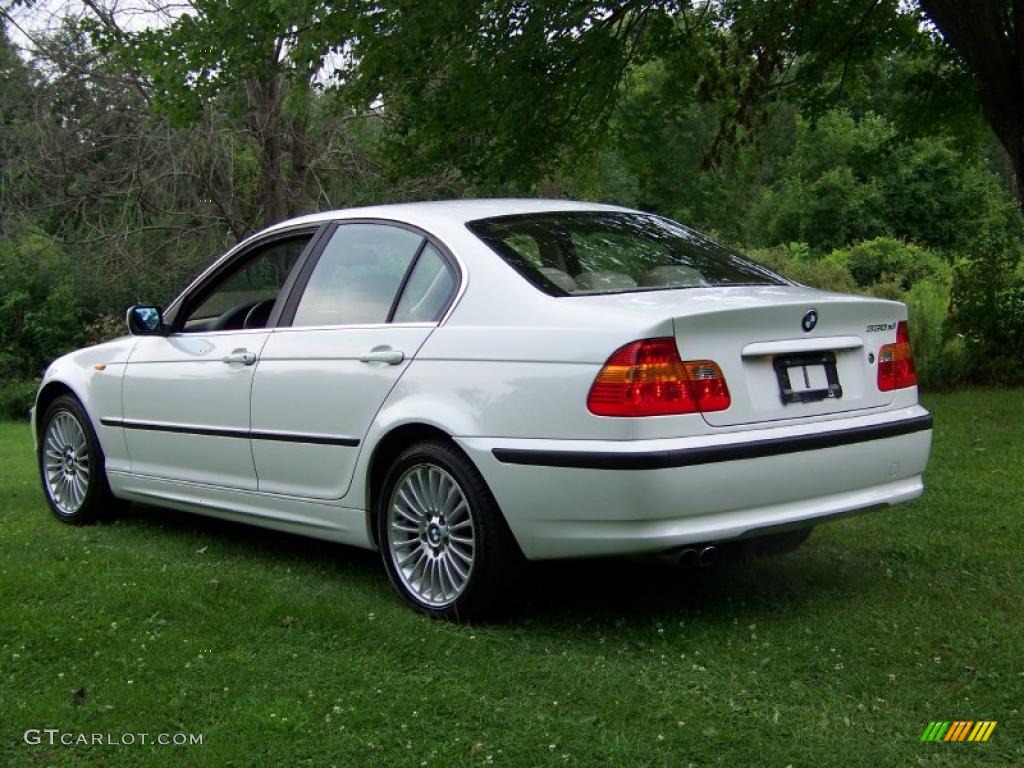 2003 3 Series 330xi Sedan - Alpine White / Sand photo #7