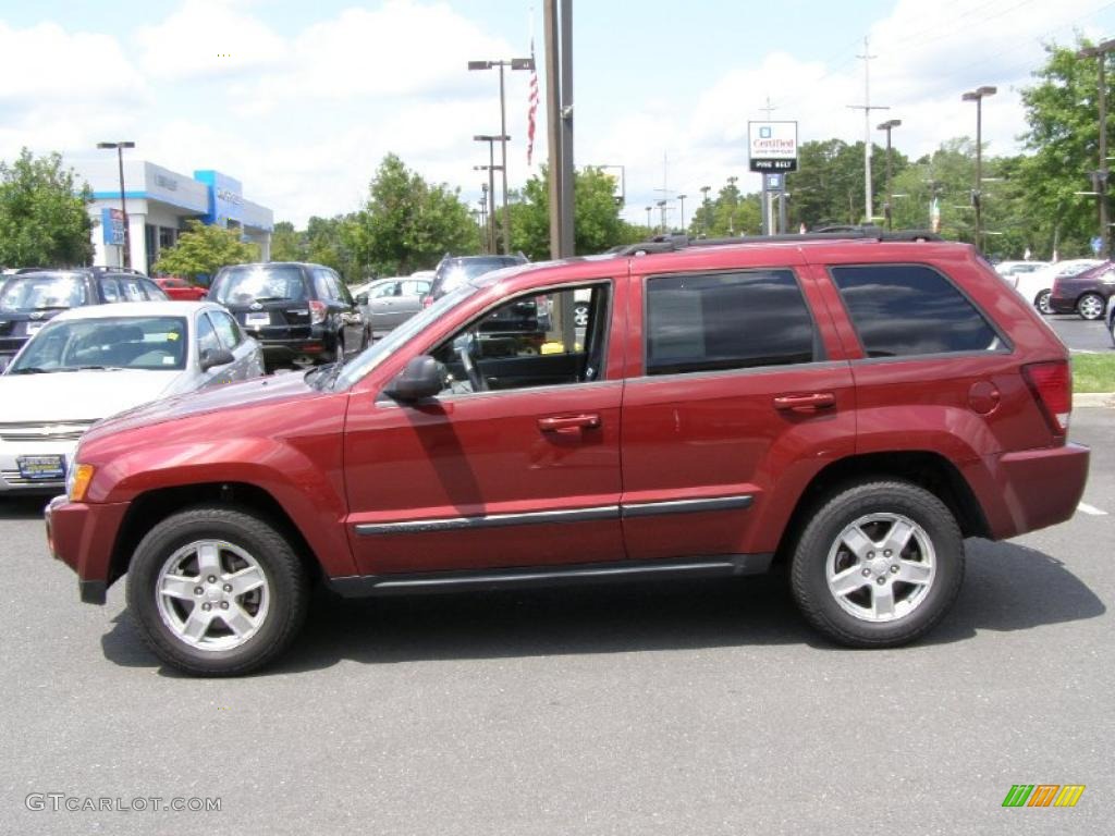 2007 Grand Cherokee Laredo 4x4 - Red Rock Crystal Pearl / Medium Slate Gray photo #4