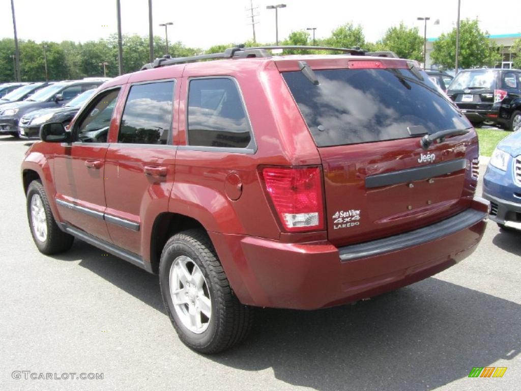 2007 Grand Cherokee Laredo 4x4 - Red Rock Crystal Pearl / Medium Slate Gray photo #5