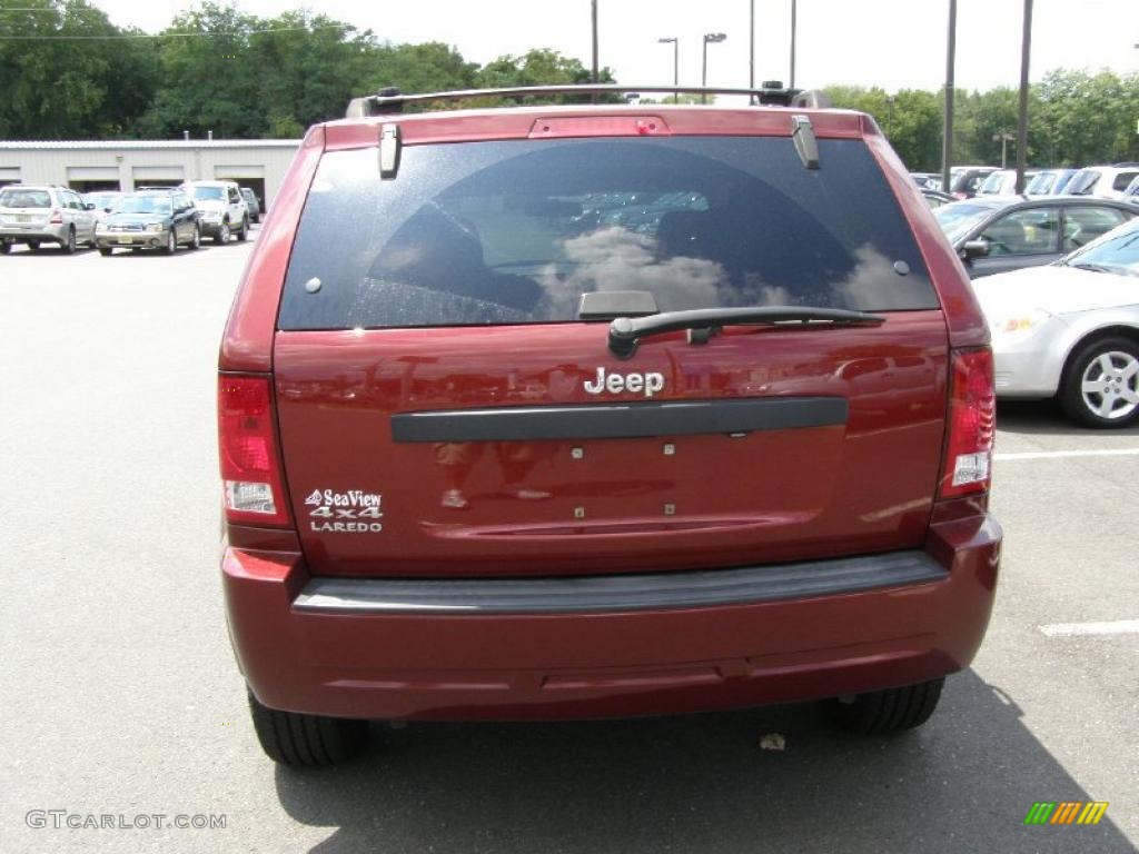 2007 Grand Cherokee Laredo 4x4 - Red Rock Crystal Pearl / Medium Slate Gray photo #6