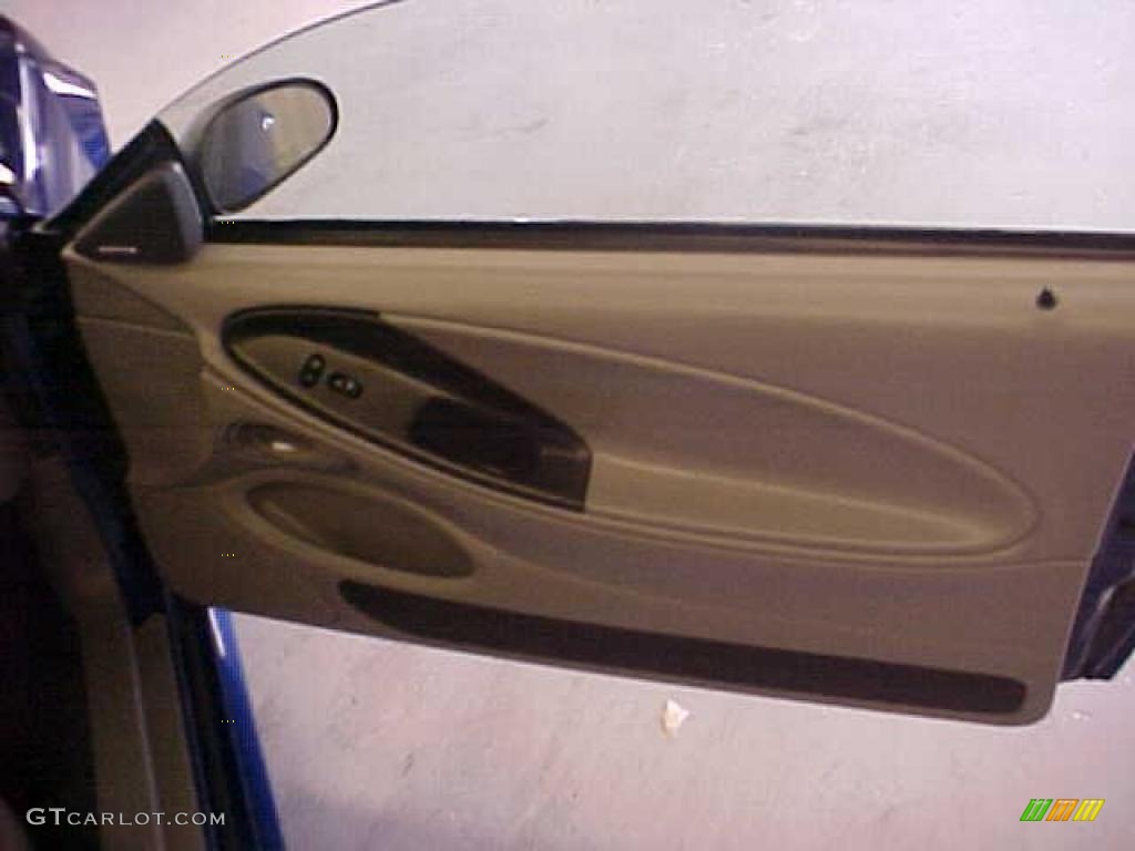 2002 Mustang GT Coupe - Sonic Blue Metallic / Medium Graphite photo #6