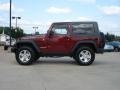 2010 Red Rock Crystal Pearl Jeep Wrangler Rubicon 4x4  photo #6