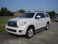 2008 Super White Toyota Sequoia Platinum  photo #2