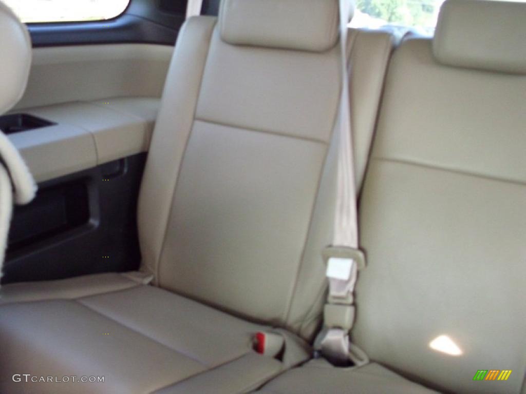 2008 Sequoia Platinum - Super White / Sand Beige photo #6