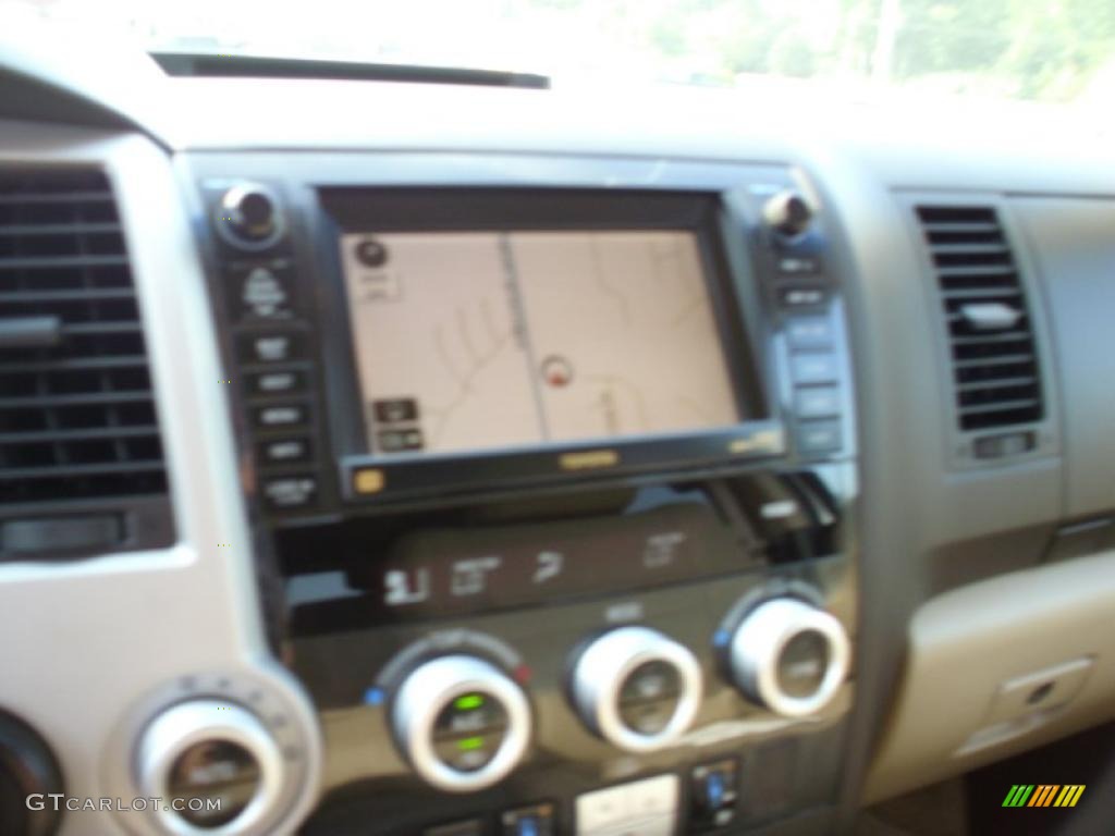2008 Sequoia Platinum - Super White / Sand Beige photo #11
