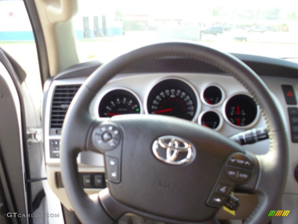 2008 Sequoia Platinum - Super White / Sand Beige photo #12