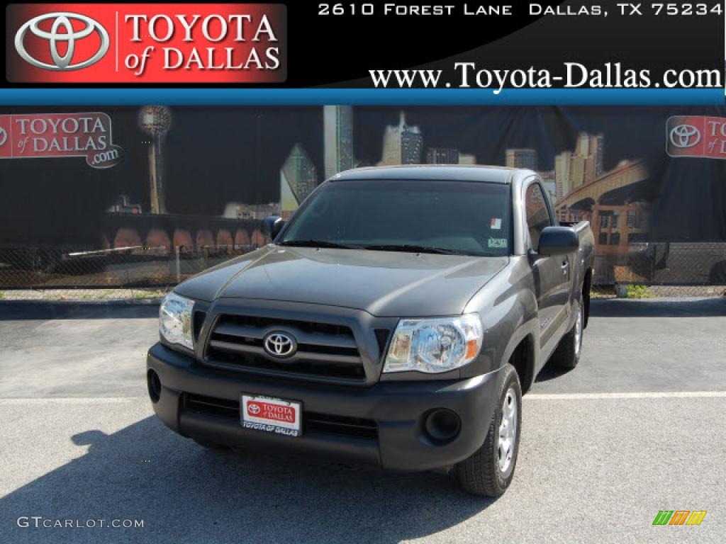 2009 Tacoma Regular Cab - Magnetic Gray Metallic / Graphite Gray photo #1