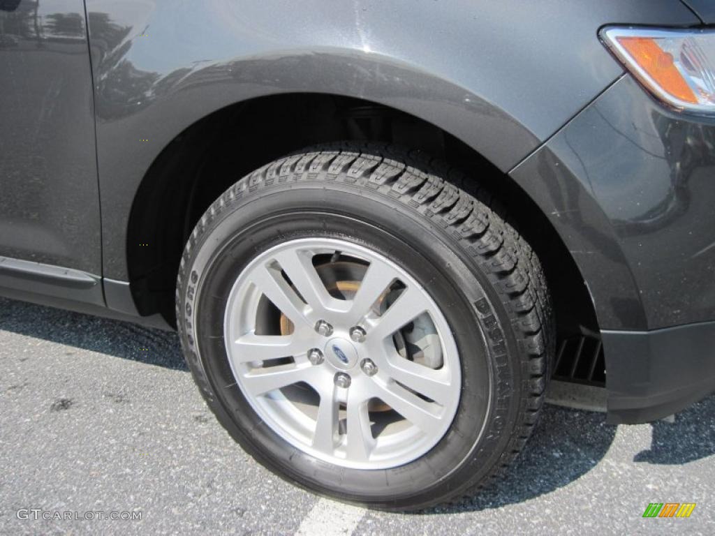 2007 Edge SE AWD - Carbon Metallic / Medium Light Stone photo #4