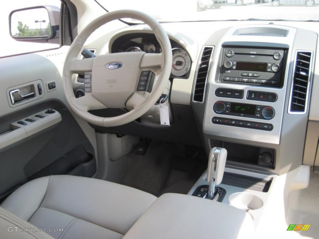 2007 Edge SE AWD - Carbon Metallic / Medium Light Stone photo #7