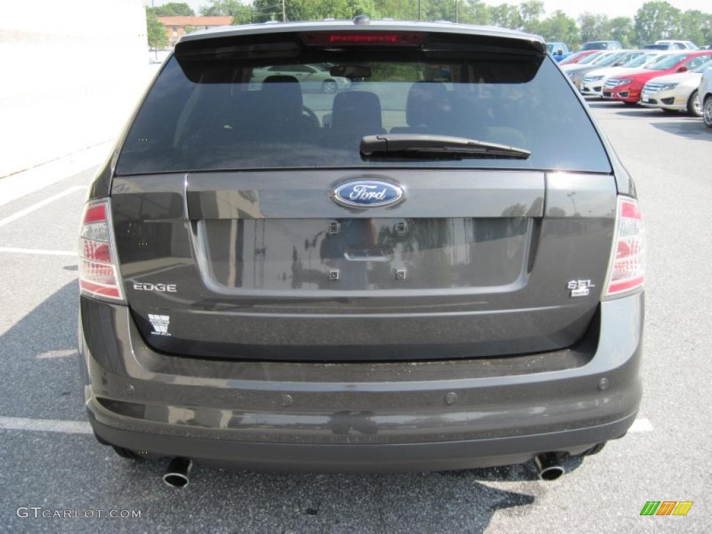 2007 Edge SE AWD - Carbon Metallic / Medium Light Stone photo #8
