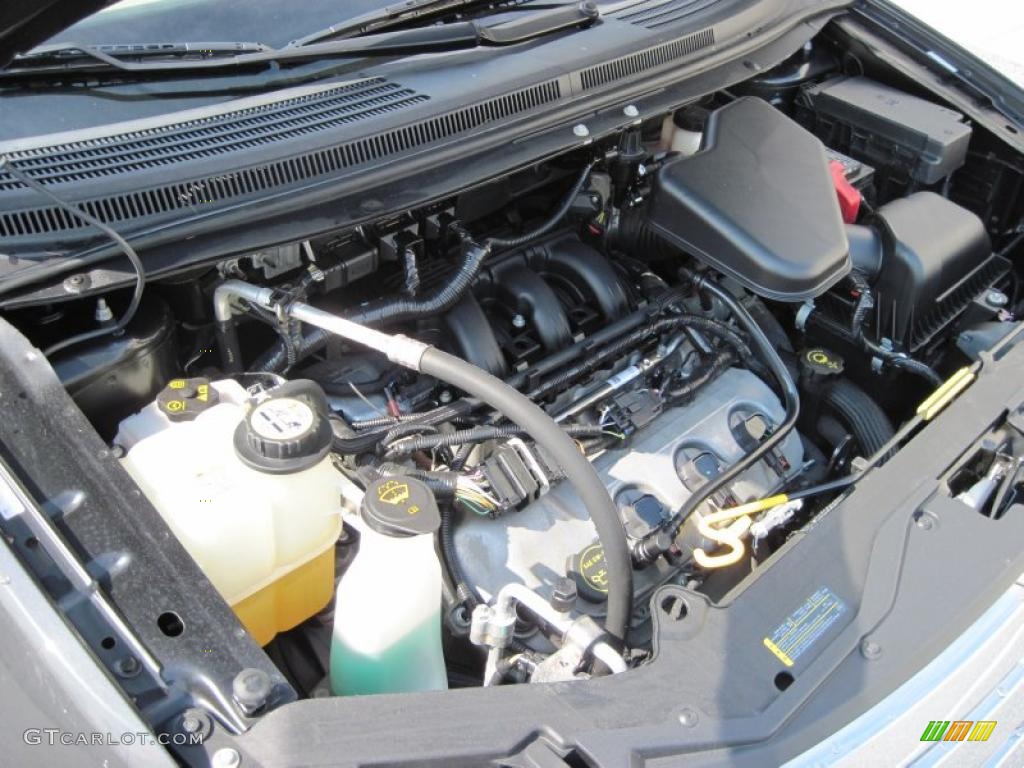 2007 Edge SE AWD - Carbon Metallic / Medium Light Stone photo #9