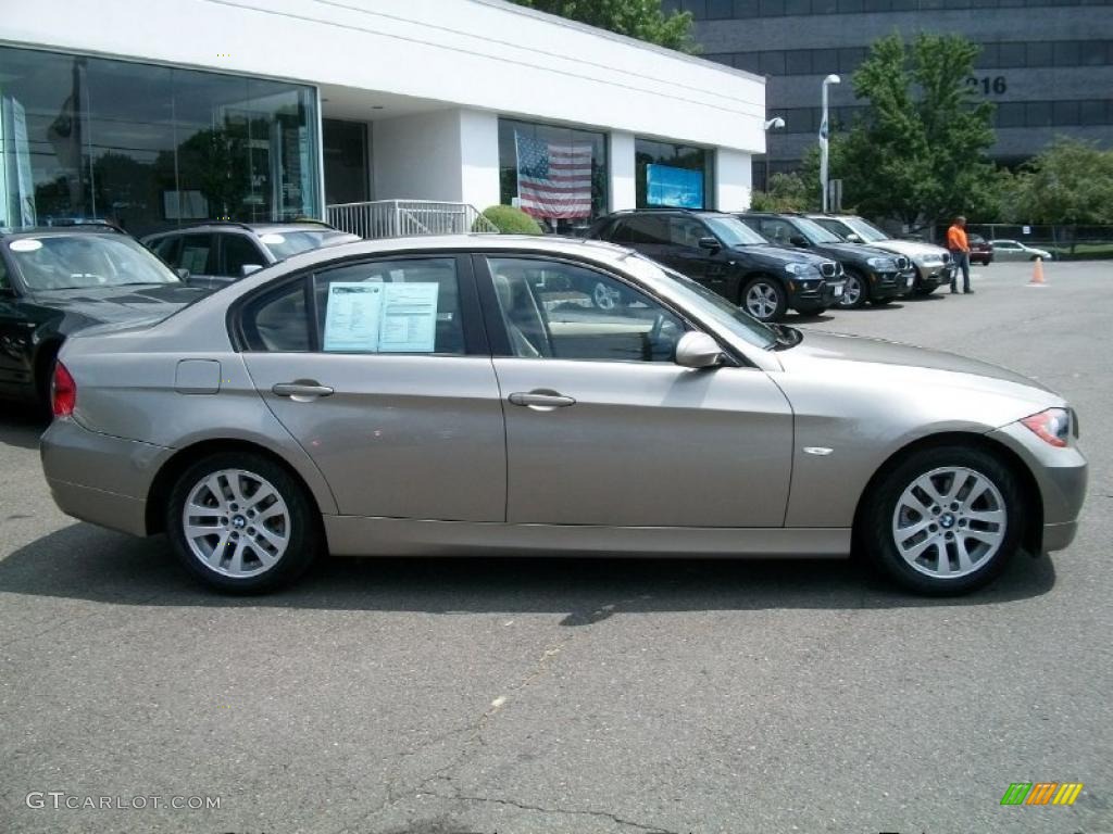 2007 3 Series 328i Sedan - Platinum Bronze Metallic / Beige photo #4