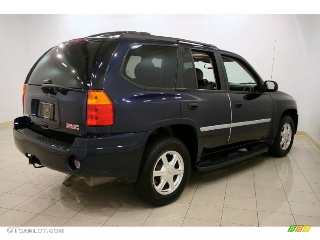 2008 Envoy SLE 4x4 - Midnight Blue Metallic / Ebony photo #7