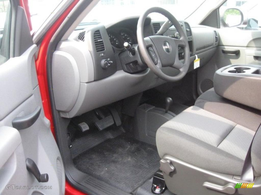2011 Sierra 1500 Regular Cab 4x4 - Fire Red / Dark Titanium photo #7