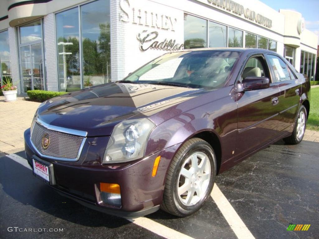 2006 CTS Sedan - Blackberry / Light Gray/Ebony photo #1