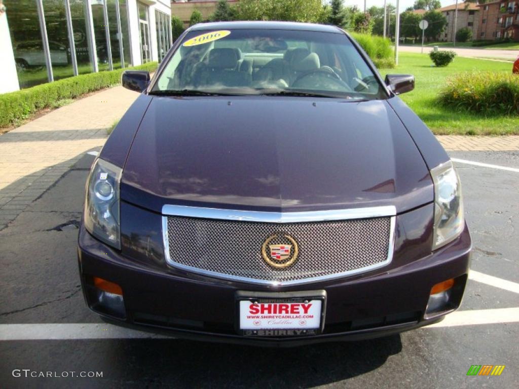 2006 CTS Sedan - Blackberry / Light Gray/Ebony photo #2