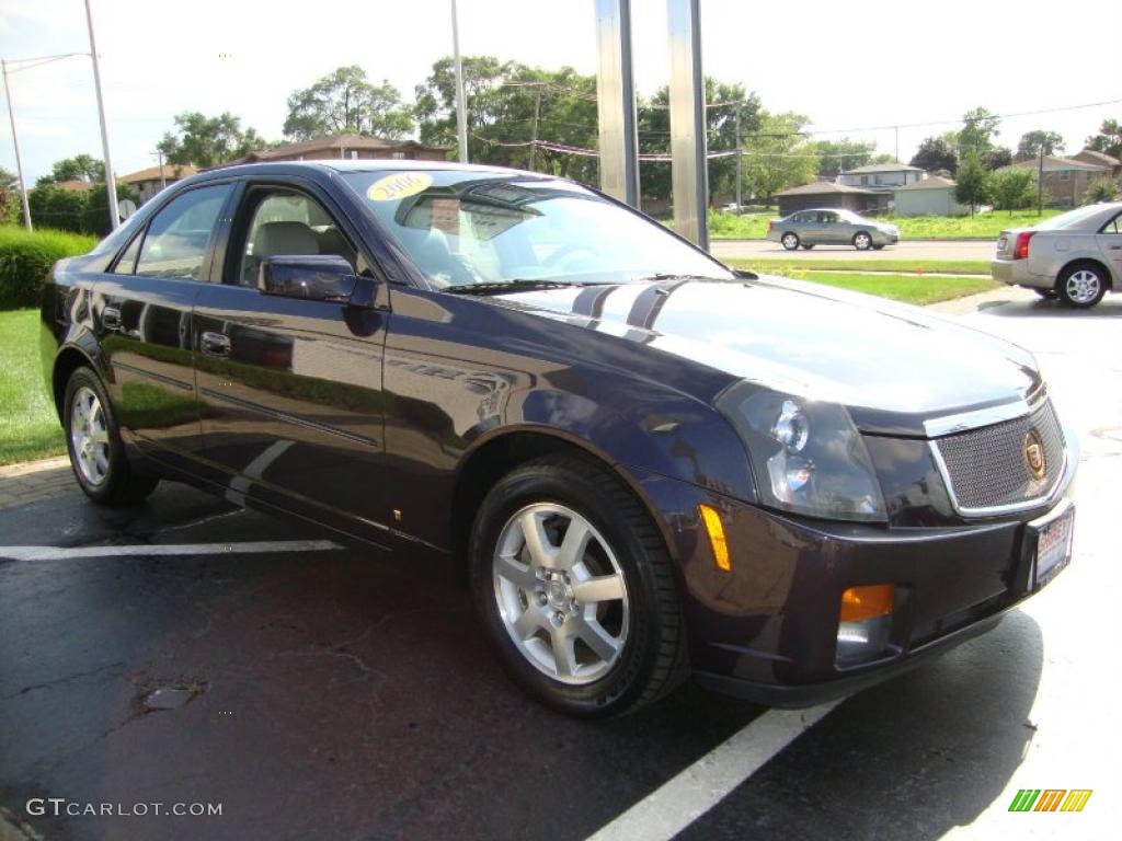 2006 CTS Sedan - Blackberry / Light Gray/Ebony photo #3